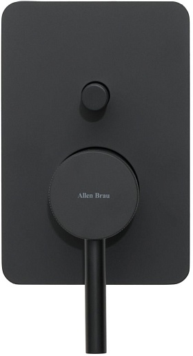 Allen Brau Смеситель для душа Priority X2 5.31011-31 (с внутренней частью, 2 выхода) черный матовый – фотография-6